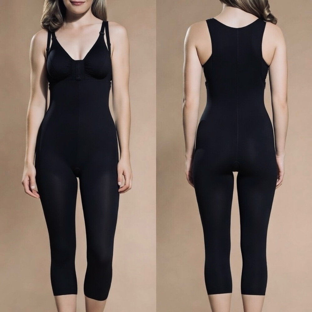 🏷️MARENA RECOVERY COMPRESSION BODYSUIT GIRDLE WITH SUSPENDERS - CALF LENGTH FAJA